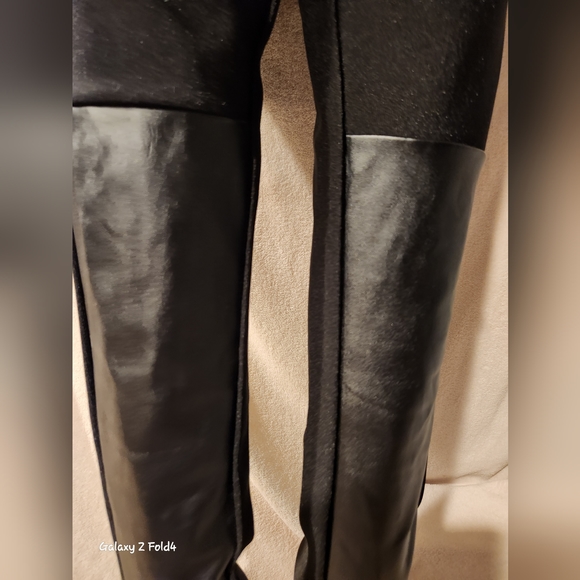 Treggings, black/leather imitation, XL - Picture 3 of 4